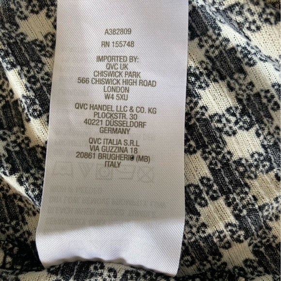 Attitudes by Renee Women's Petite Dress PM Midi Black Button Down NWT - Picture 10 of 12